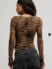 Free People Lilly Printed Long Sleeve | Brown