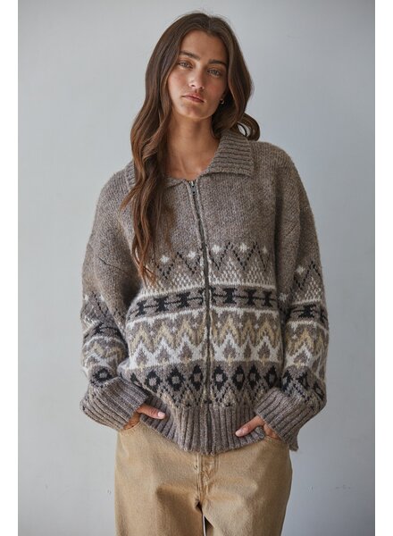 Callaway Zip-up Cardigan