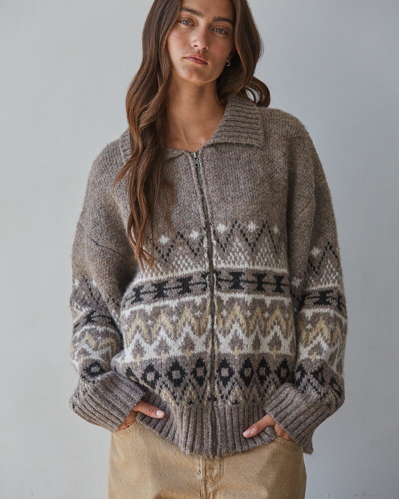 Callaway Zip-up Cardigan