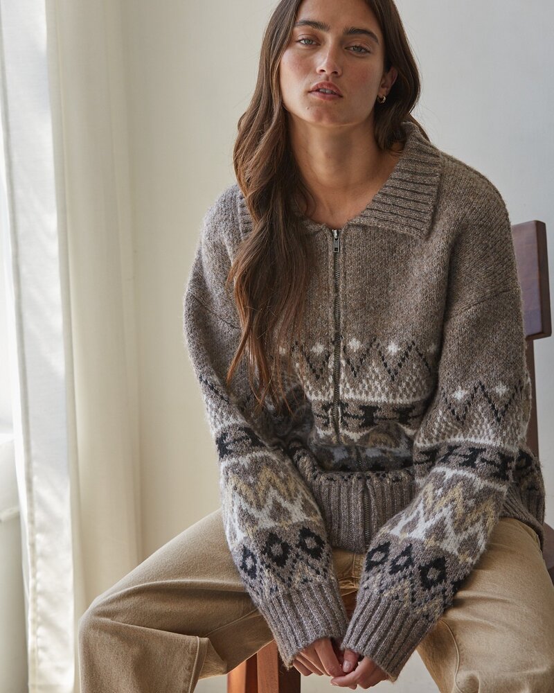 Callaway Zip-up Cardigan