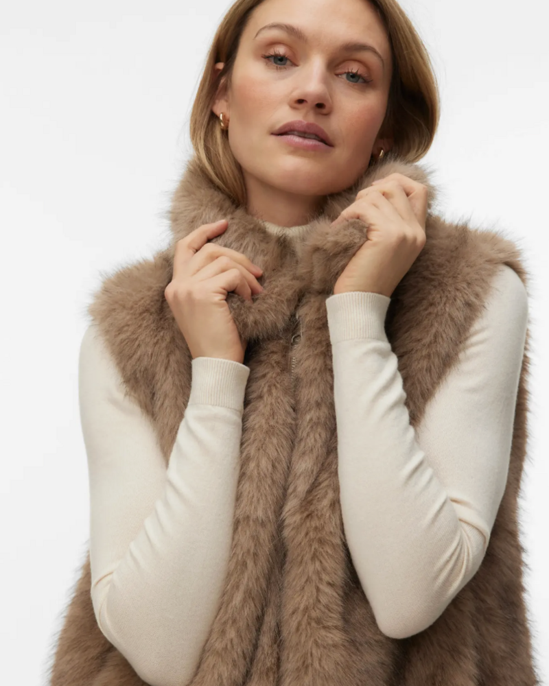 Vero Moda Gloria Fur Vest