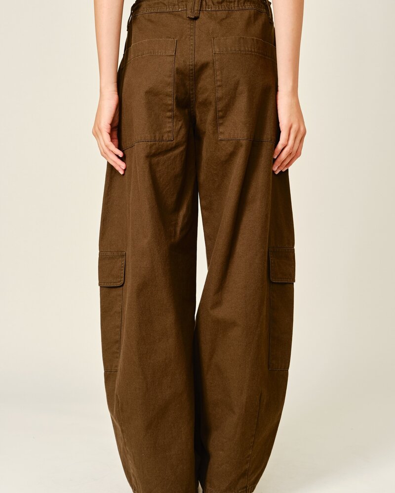 Utility Barrel Cargo Pants | Kahki