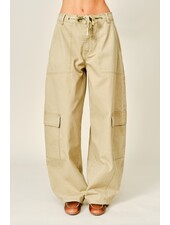 Utility Barrel Cargo Pants | Olive