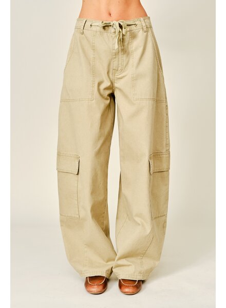 Utility Barrel Cargo Pants | Olive