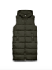 Vero Moda Michelle Long Puffer Vest | Forest