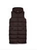 Vero Moda Michelle Long Puffer Vest | Brown