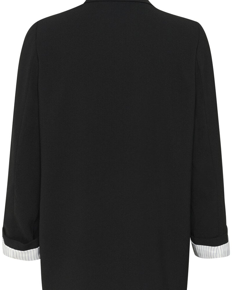 Shirley Fold-up Blazer | Black
