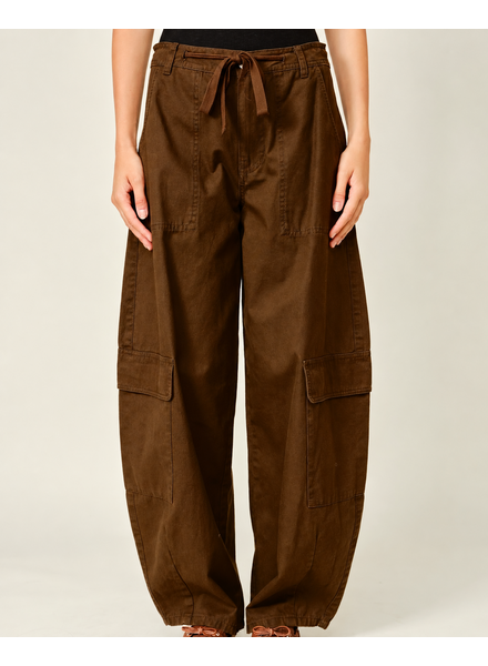 Utility Barrel Cargo Pants | Kahki
