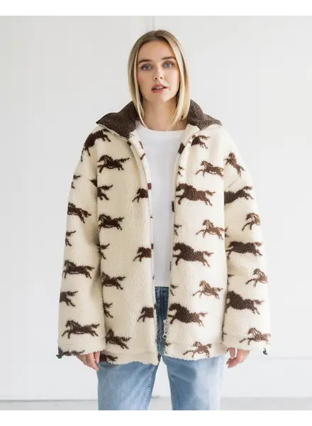 Wild Horse Long Sherpa Coat