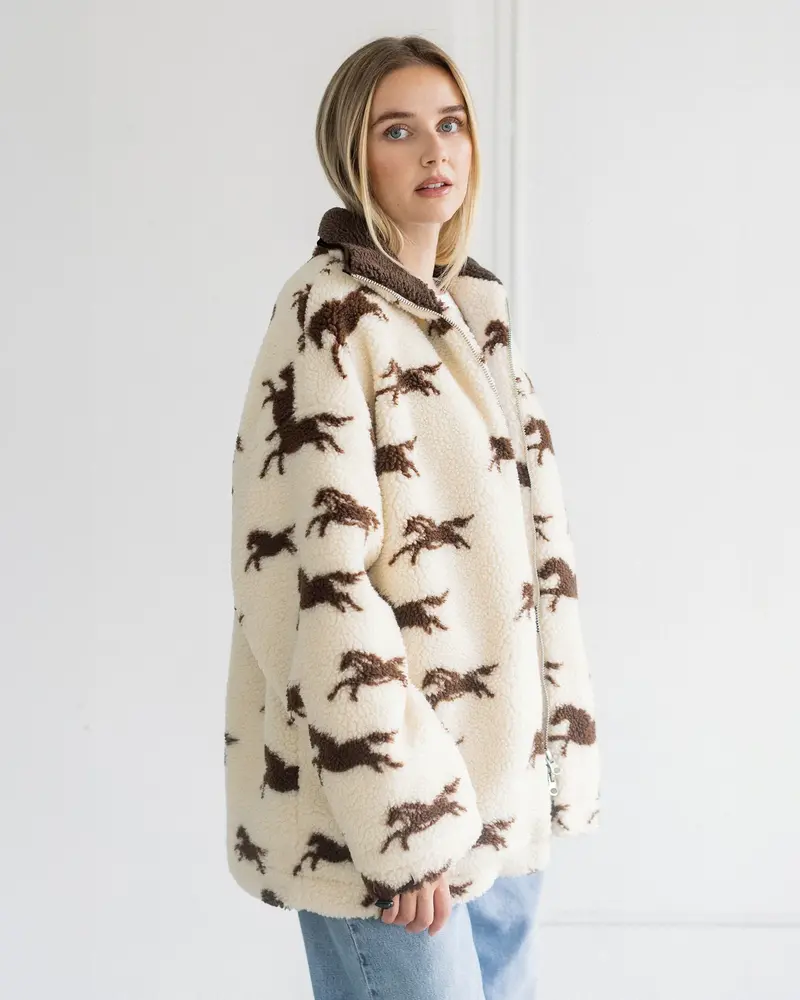 Wild Horse Long Sherpa Coat