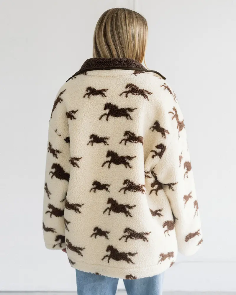 Wild Horse Long Sherpa Coat