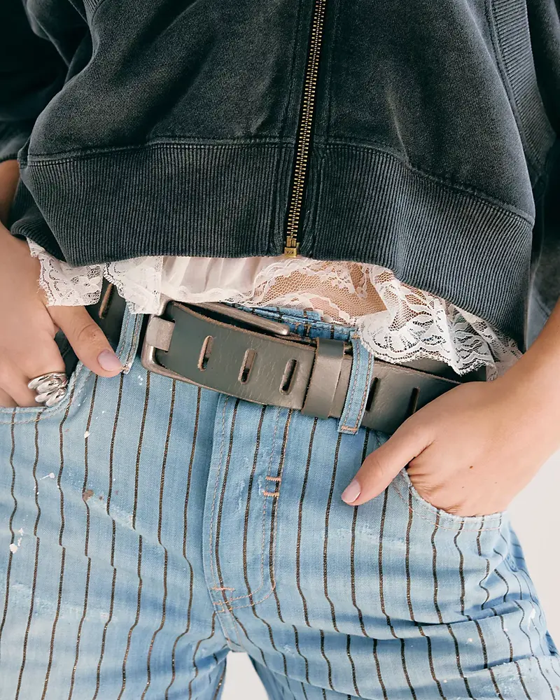 Free People Jona Belt | Gravel
