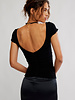 Free People Little Extra Tee | Black