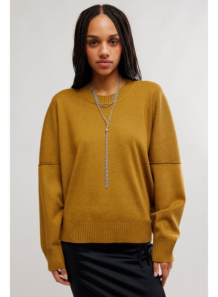 Free People Alma Pullover | Olive