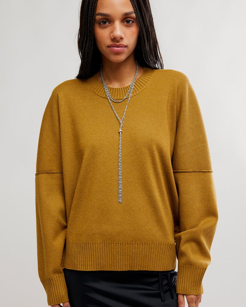 Free People Alma Pullover | Olive