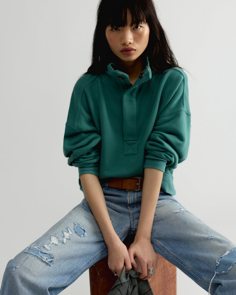 Free People Timeless Pullover | Aqua