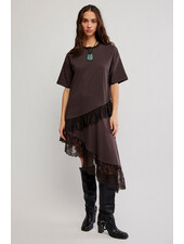 Free People Frosted Lace Layered Tee