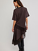 Free People Frosted Lace Layered Tee