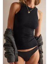 Free People So Soft Seamless Modal Tank | Black