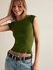 Free People So Soft Seamless Baby Tee | Green