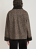 Beth Leopard Contrast Denim Jacket