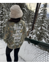 Los Sundays Tequila Tequila & Country Music Crewneck | Camo