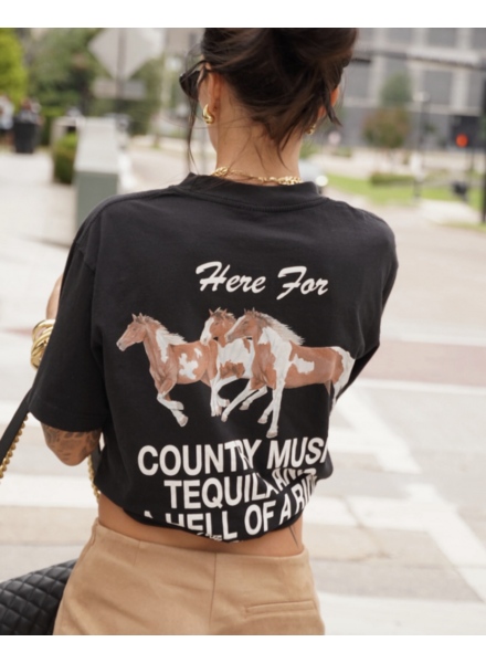 Los Sundays Tequila The Hell of A Ride Tee | Black