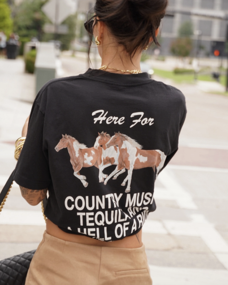 Los Sundays Tequila The Hell of A Ride Tee | Black