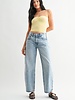 Just Black Denim Colleen High Rise Clean Barrel Jean | Light Denim