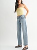 Just Black Denim Colleen High Rise Clean Barrel Jean | Light Denim