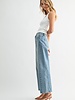 Just Black Denim High Rise Barrel Jean Twist | Denim