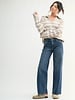 Just Black Denim Reba Mid Rise Slim Wide Leg