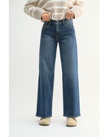 Just Black Denim Reba Mid Rise Slim Wide Leg