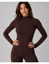 Form Mockneck Long Sleeve | Espresso