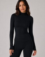 Form Mockneck Long Sleeve | Black