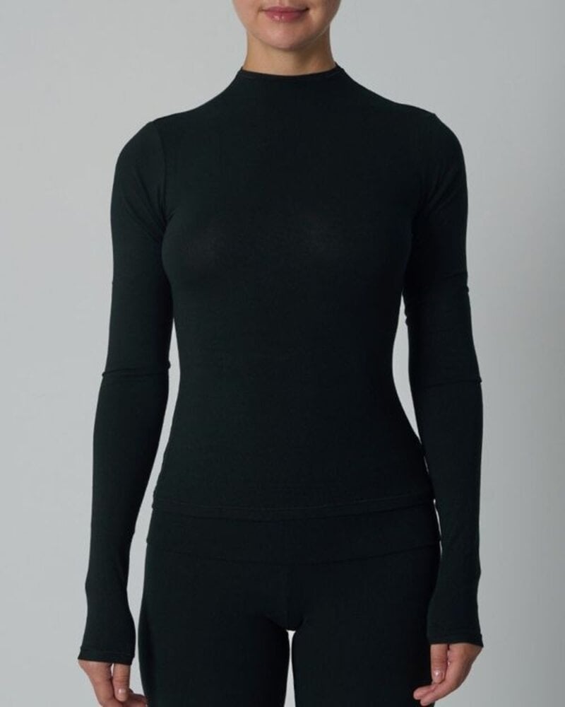 Form Mockneck Long Sleeve | Black