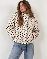 Cleo Hearts Teddy Coat