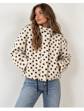 Cleo Hearts Teddy Coat