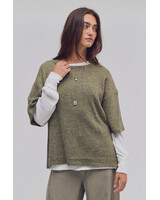 Free People Margot Sweater Tee | Kalamata