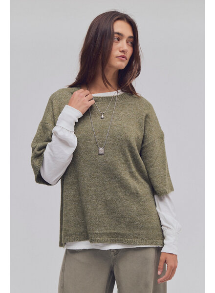 Free People Margot Sweater Tee | Kalamata