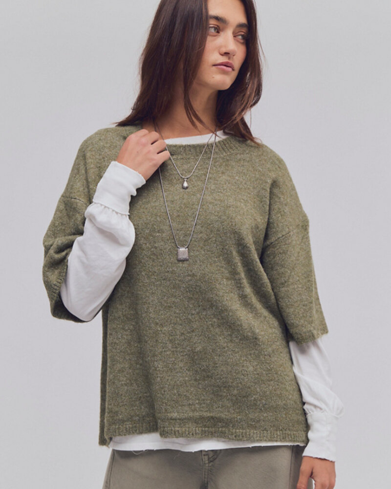 Free People Margot Sweater Tee | Kalamata