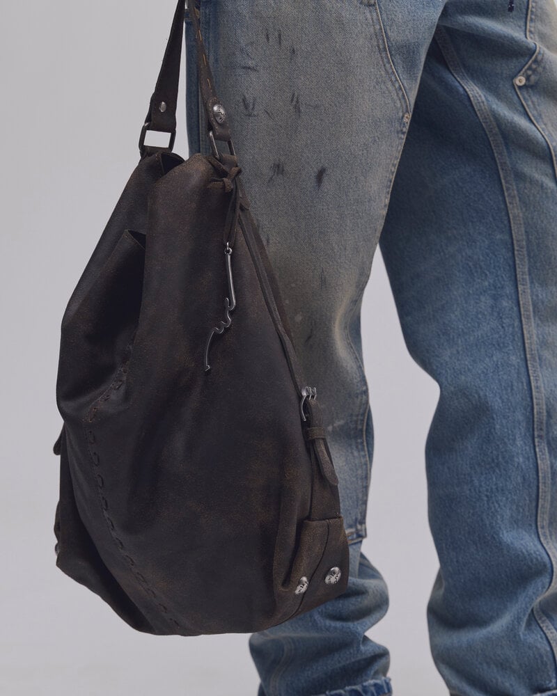 Free People Dallas Leather Tote | Carbon