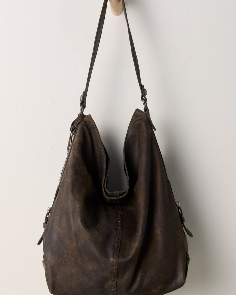 Free People Dallas Leather Tote | Carbon
