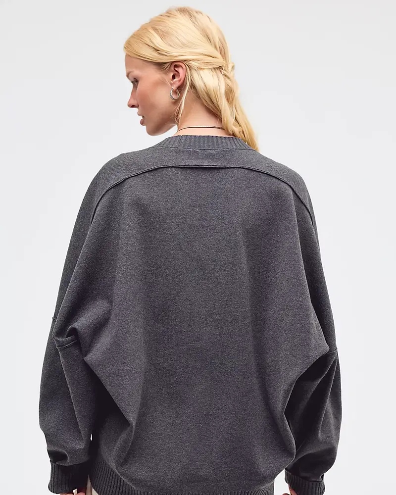 Free People Alma Pullover | Heather Grey