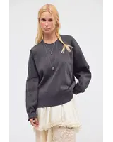 Free People Alma Pullover | Heather Grey
