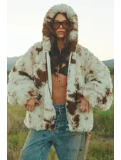 Sabbi Holy Cow Faux Fur Jacket