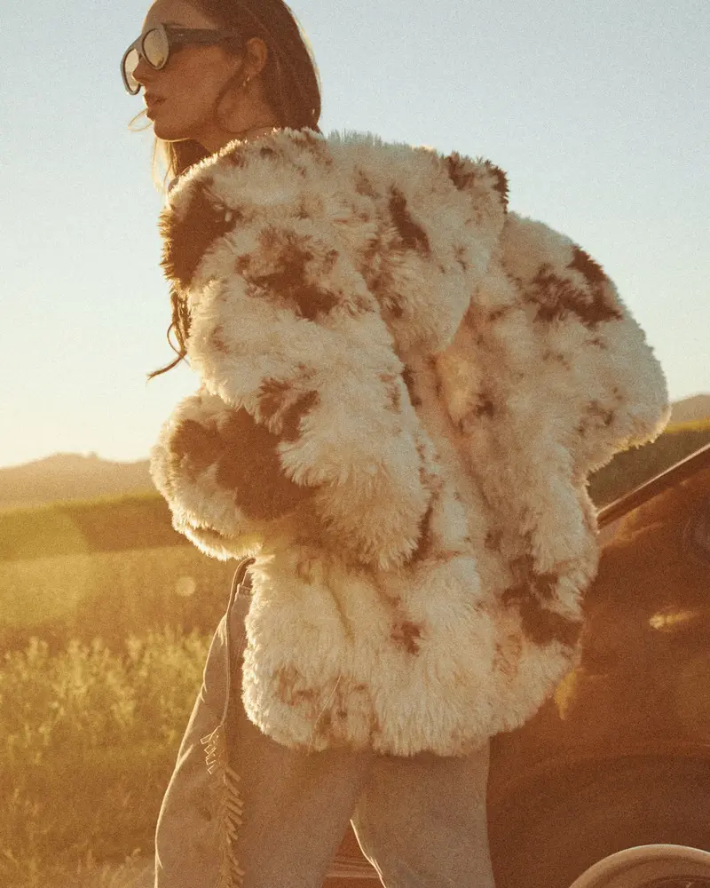 Sabbi Holy Cow Faux Fur Jacket