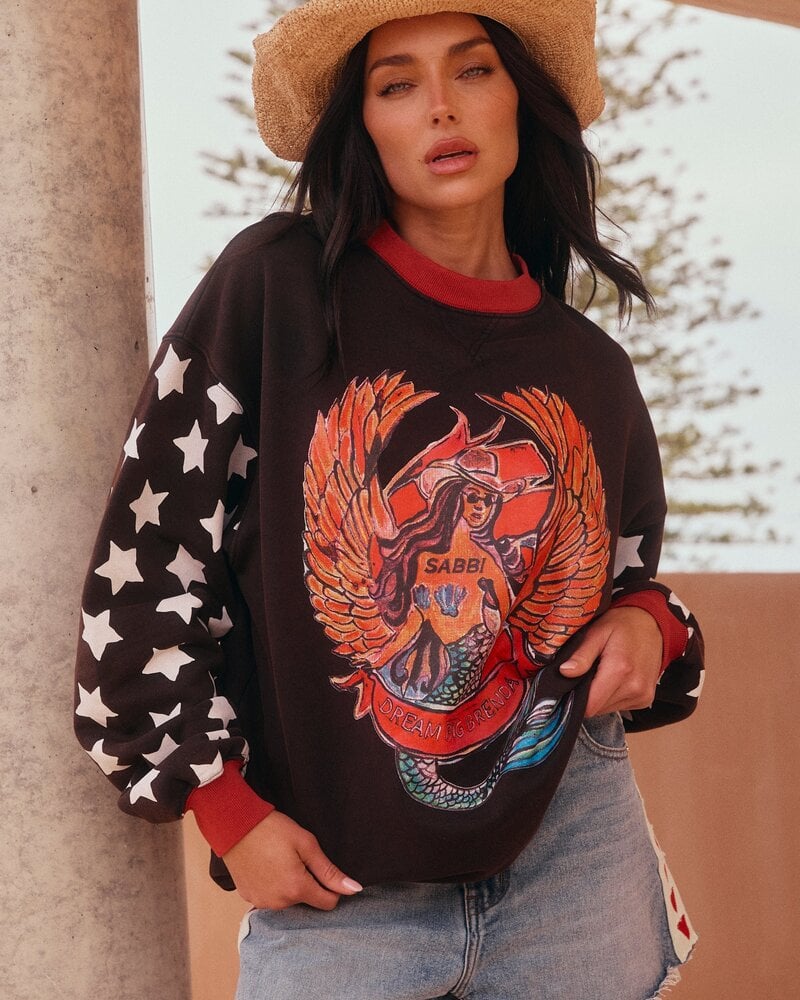 Sabbi Diego Jumper | Dream Big Brenda Rich Black