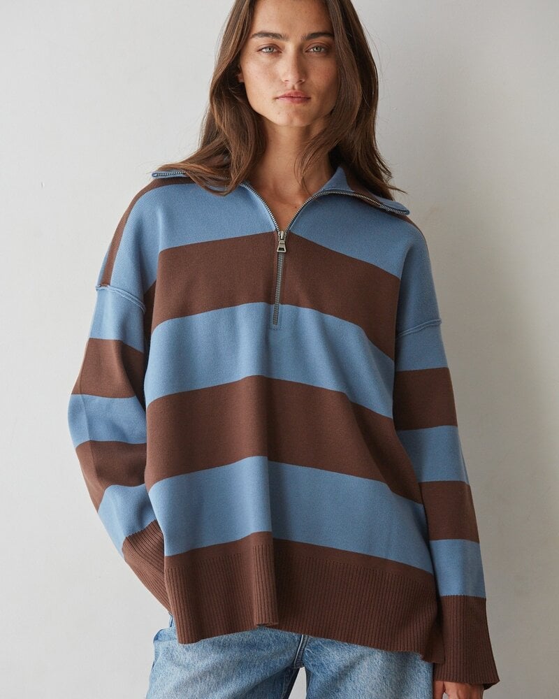 Fontaine Half Zip | Blue