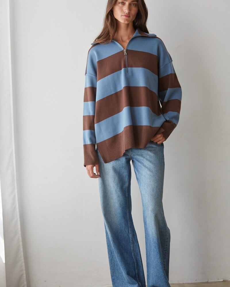 Fontaine Half Zip | Blue